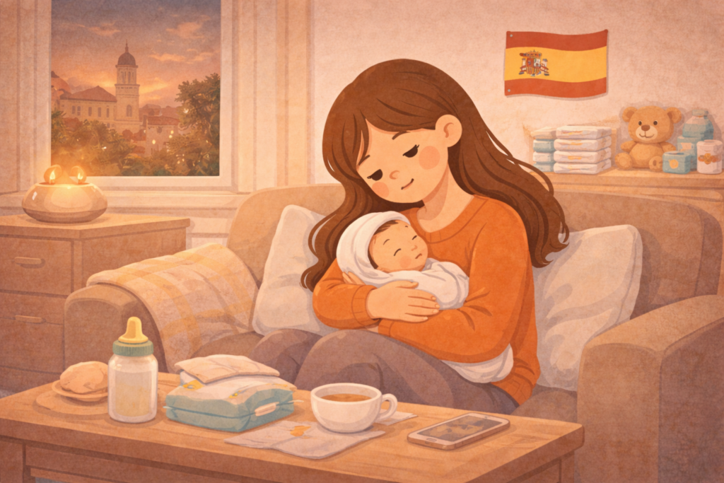 What No One Tells You About the First Weeks with a Baby in Spain